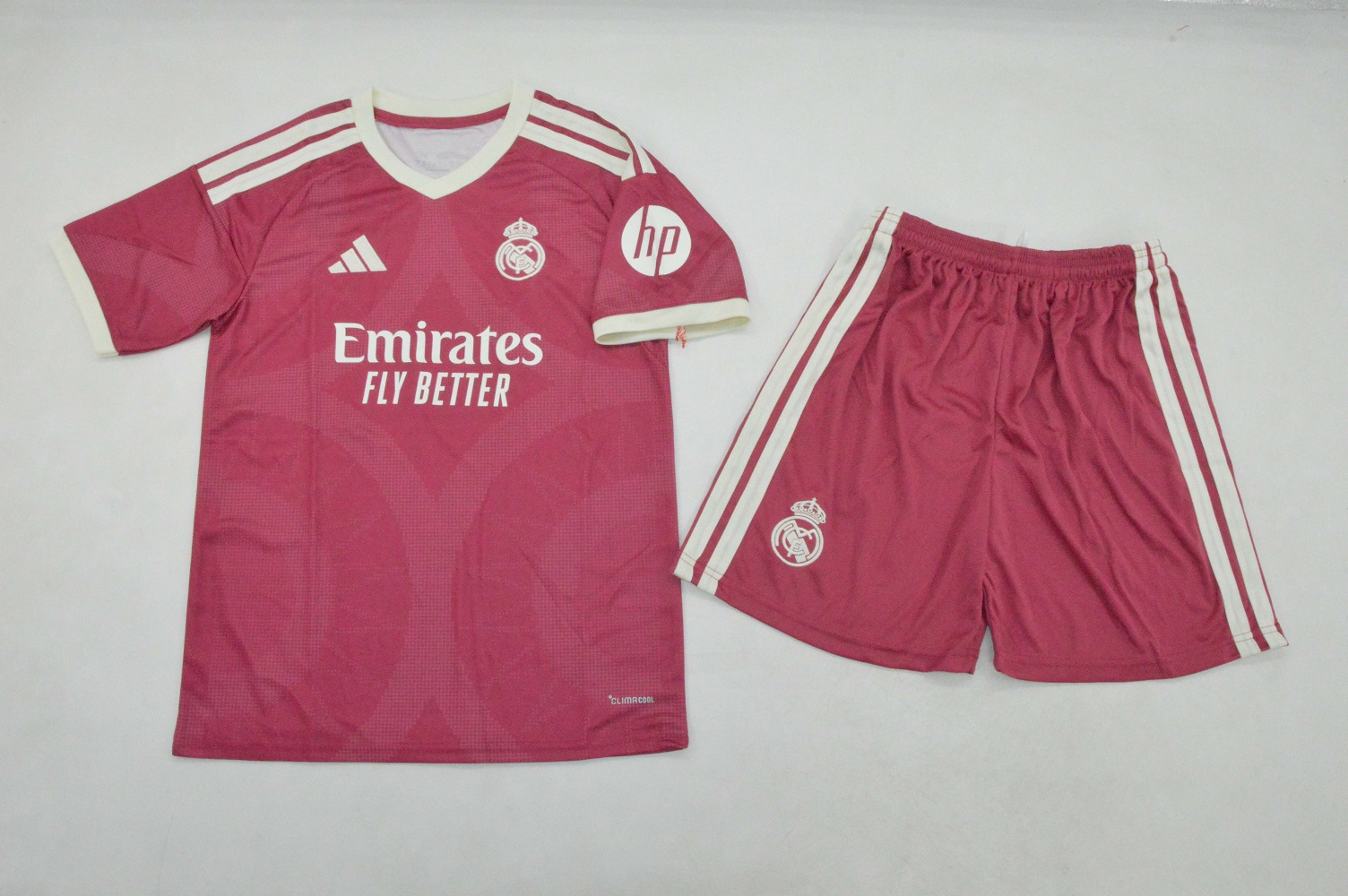 Kids-Real Madrid 26/27 Third Pink Soccer Jersey